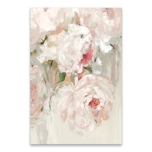 "Big Bouquette I" Hand Embellished Canvas - 24W x 36H x 1.25D - Multi-color