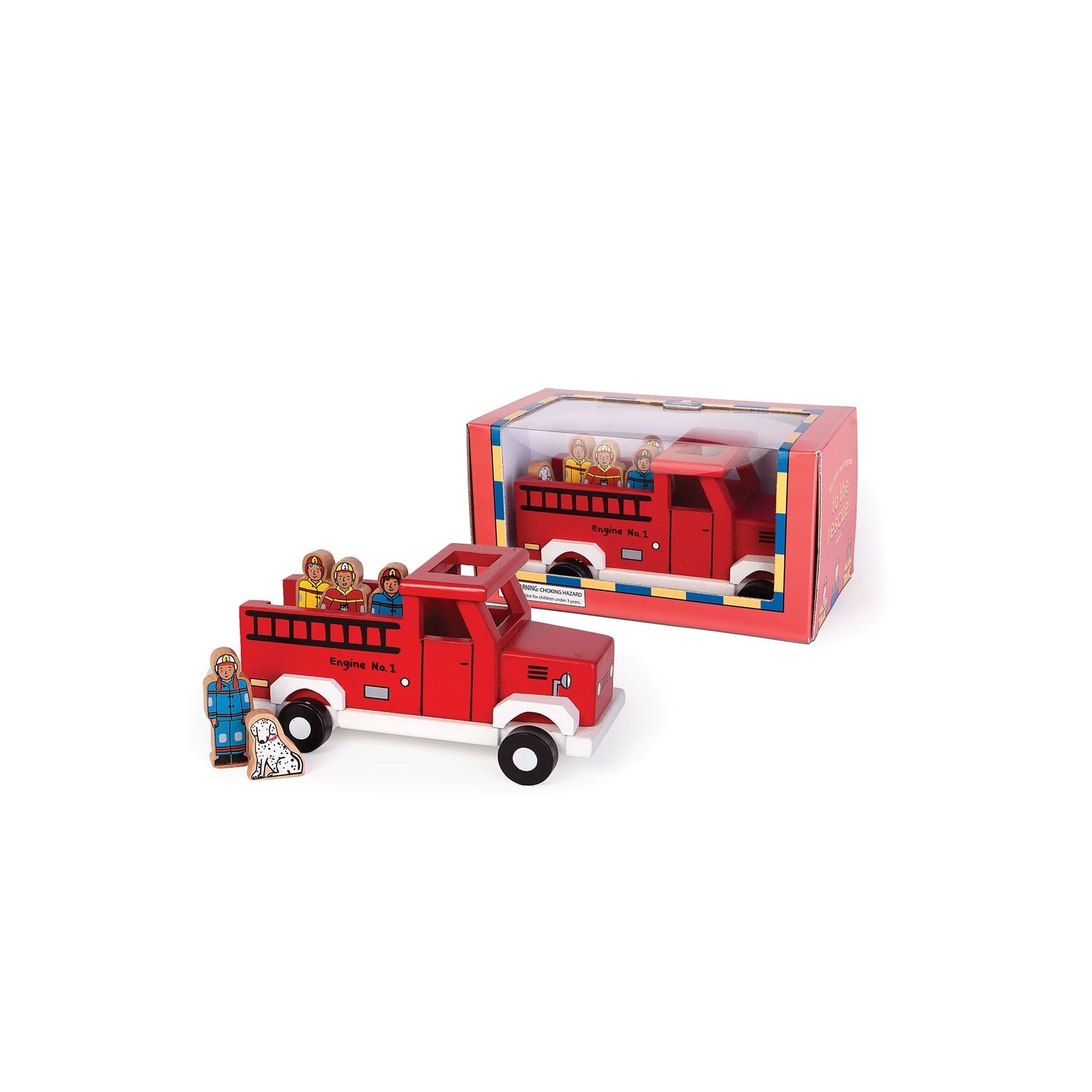 jack jack plays fire truck