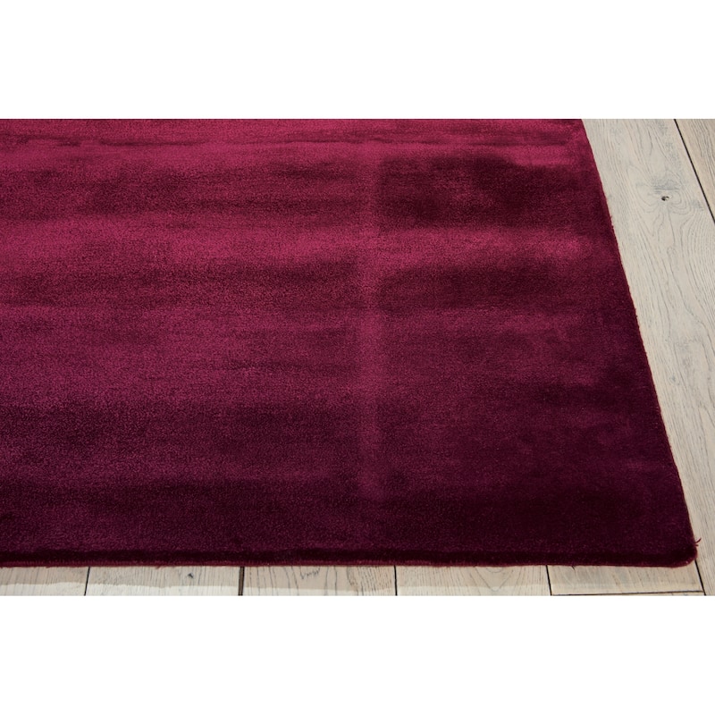 Calvin Klein Handcrafted Ruby Area Rug by Nourison - 8' Square