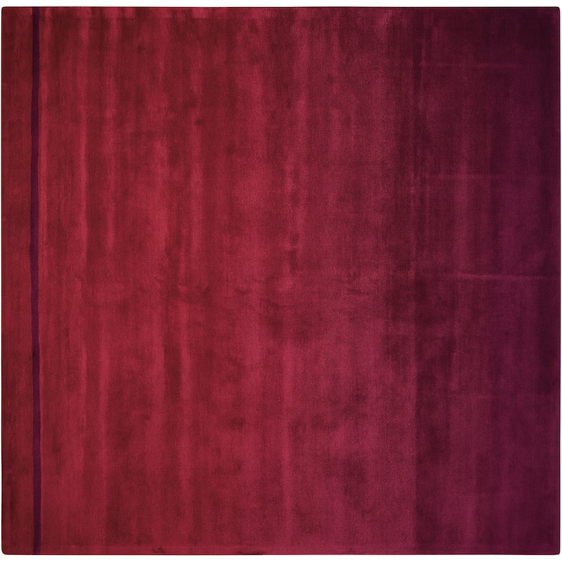 Calvin Klein Handcrafted Ruby Area Rug by Nourison - 8' Square