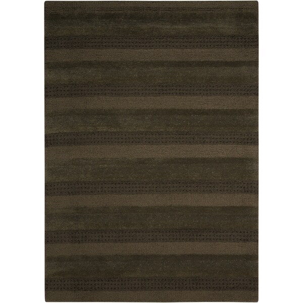 Calvin Klein Sequoia Carbon Grey Area Rug By Nourison