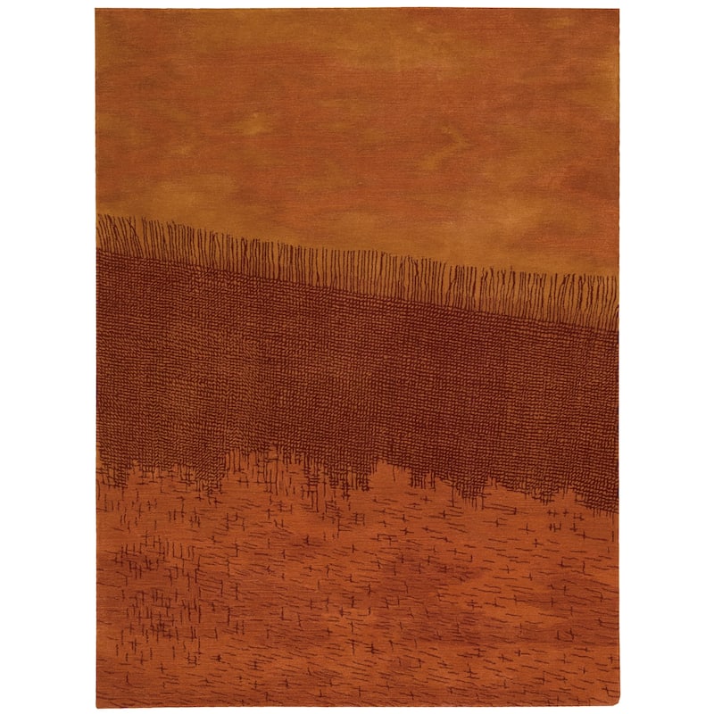 Nourison Hand-tufted Luster Wash Modern Abstract Area Rug