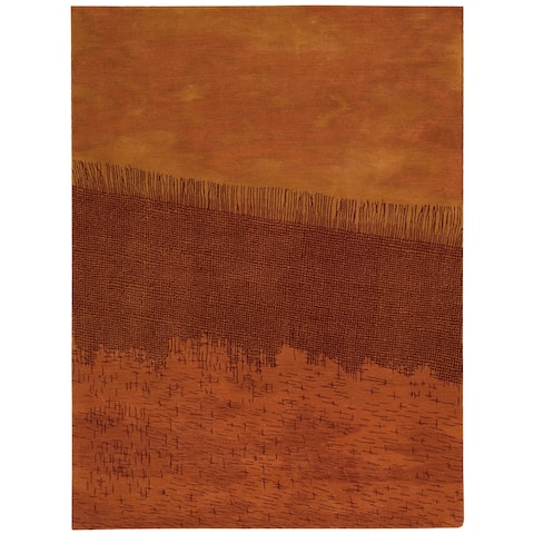Nourison Hand-tufted Luster Wash Modern Abstract Area Rug