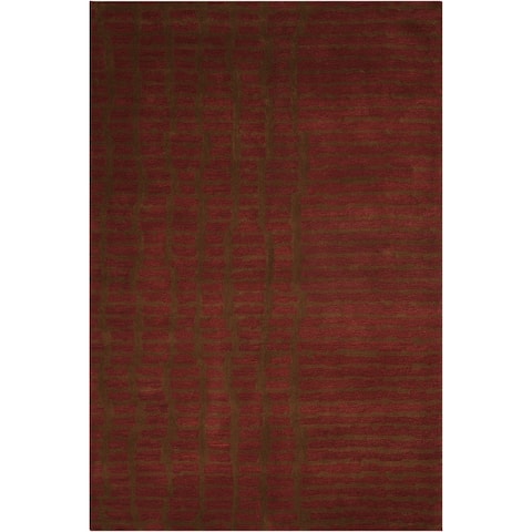 Nourison Hand-tufted Luster Wash Solid Modern Area Rug
