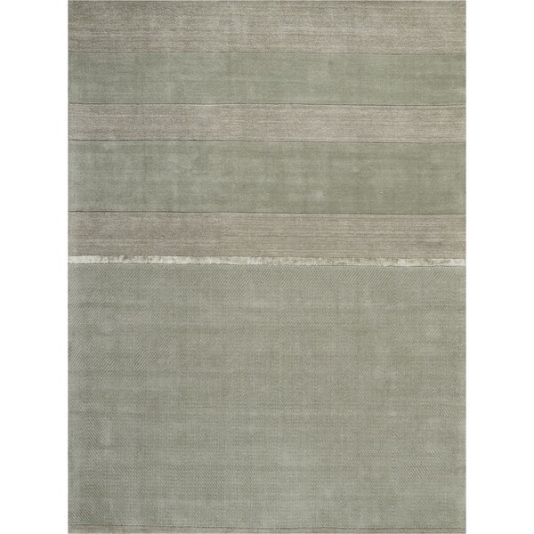 Calvin Klein Vale Handmade Grey Area Rug By Nourison 4 X 6 Calvin Klein Vale Handmade Grey Area Rug By Nourison