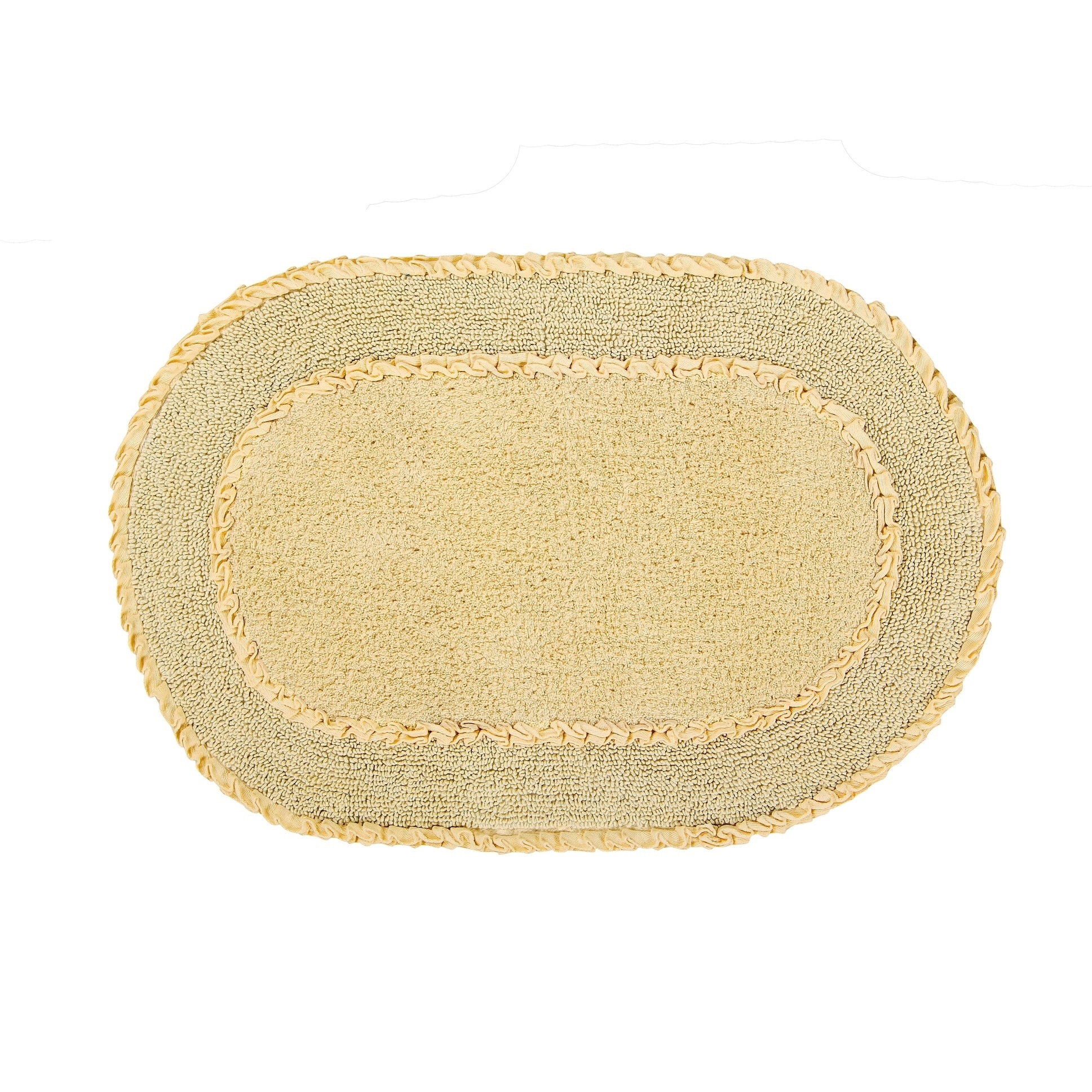 Home Weavers Waterford 24 x 40 Bath Rug - Yellow