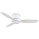 preview thumbnail 1 of 3, Minka Aire Concept II White 3 Blade 52 Inch LED Ceiling Fan