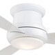 preview thumbnail 3 of 3, Minka Aire Concept II White 3 Blade 52 Inch LED Ceiling Fan