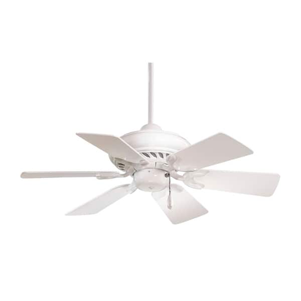 Shop Supra 32 Ceiling Fan In White Finish W White Blades By