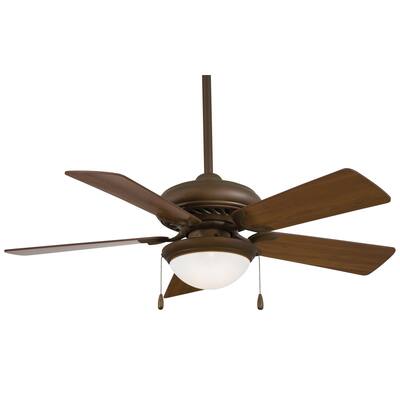 Supra« 44" Ceiling Fan in Oil Rubbed Bronze finish w/ Medium Maple blades by Minka Aire