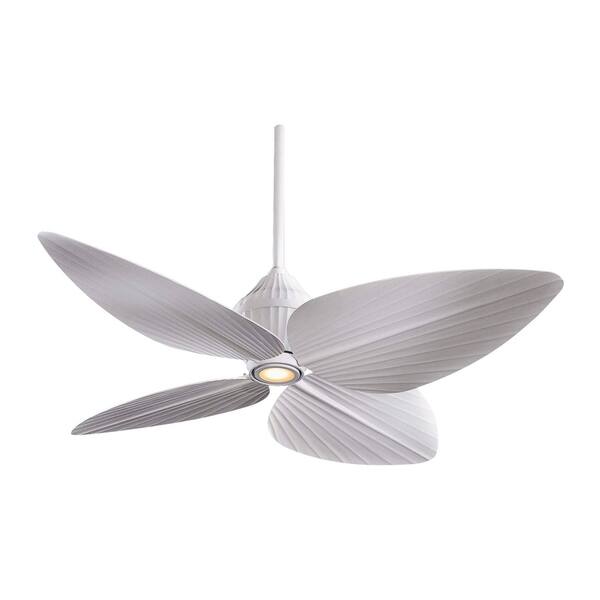 Gauguin Ceiling Fan In Flat White Finish W Flat White Blades