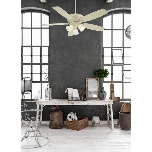 Shop Classica Uni Pack Ceiling Fan In Provencal Blanc Finish