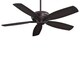 preview thumbnail 1 of 0, Minka Aire Kola Xl Kocoa 5 Blade 60 Inch Ceiling Fan