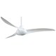 preview thumbnail 1 of 3, Minka Aire Wave White 3 Blade 52 Inch Indoor Ceiling Fan