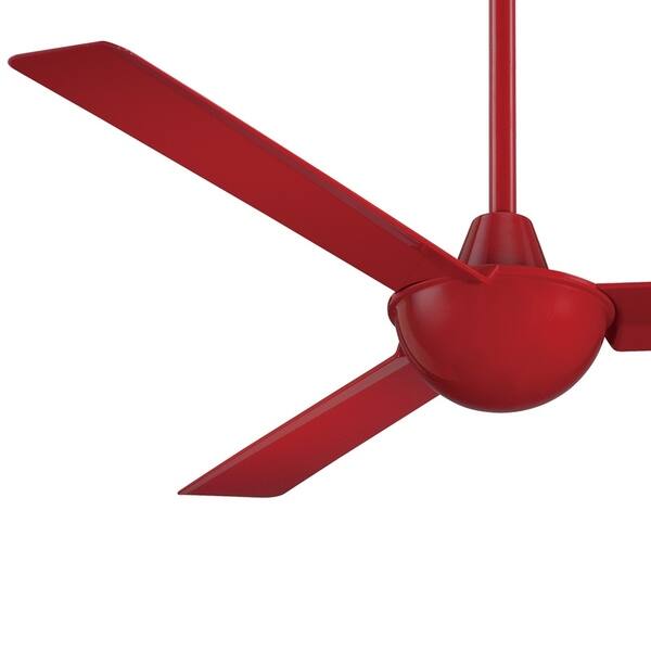 Shop Kewl Ceiling Fan In Red Finish W Red Blades By Minka