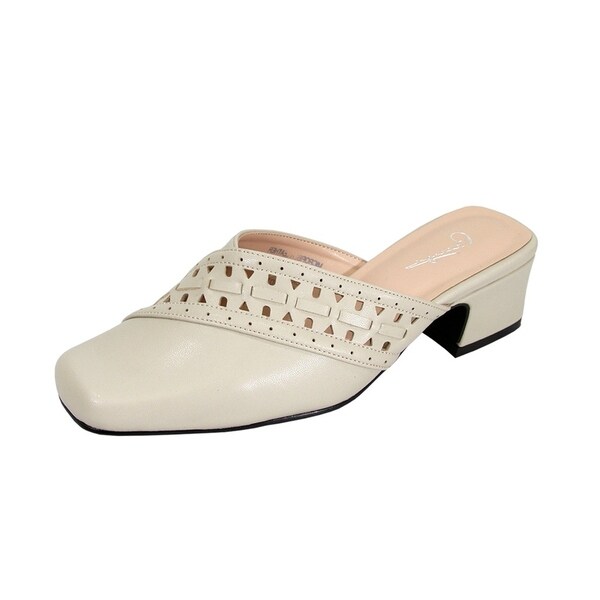 womens wide width mule shoes