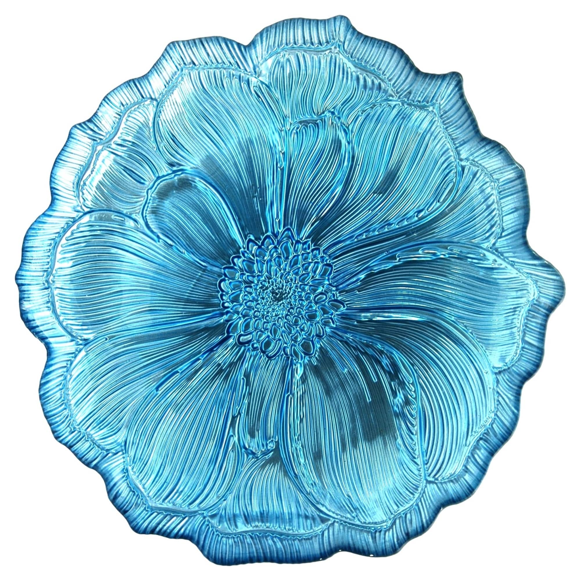 Red Pomegranate Brilliant Coral Silver Side Salad Plate 8.5-Inch