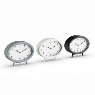 Black Metal Decorative Clock (Set of 3)