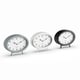 preview thumbnail 1 of 4, Black Iron Traditional Clock No Theme (Set of 3)