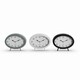 preview thumbnail 2 of 4, Black Iron Traditional Clock No Theme (Set of 3)