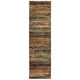preview thumbnail 23 of 52, Style Haven Halden Textural Stripes Area Rug 2' 3" x 8' - Gold/Charcoal