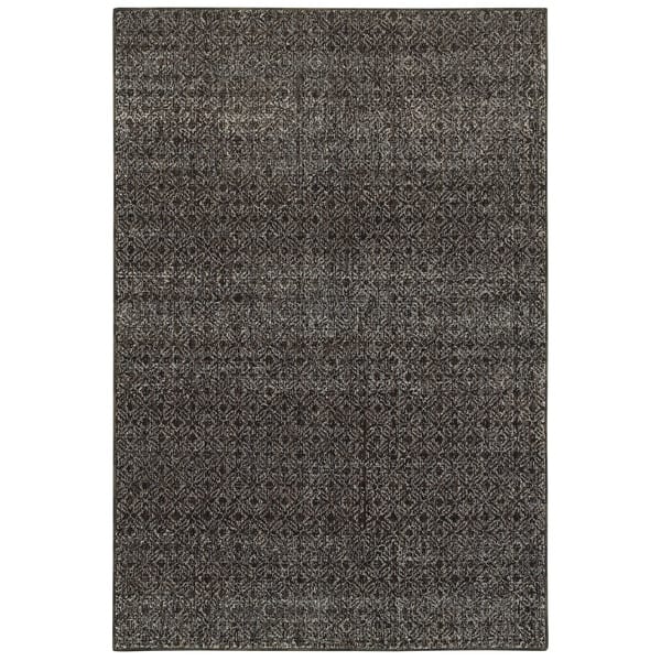 slide 2 of 8, Style Haven Boden Textural Diamonds Area Rug 1'10" x 3'3" - Charcoal/Grey