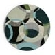 preview thumbnail 80 of 97, Mayflower Handmade Modern Circles Wool Area Rug Blue/Grey - 4' Round/Surplus - Runner/Round