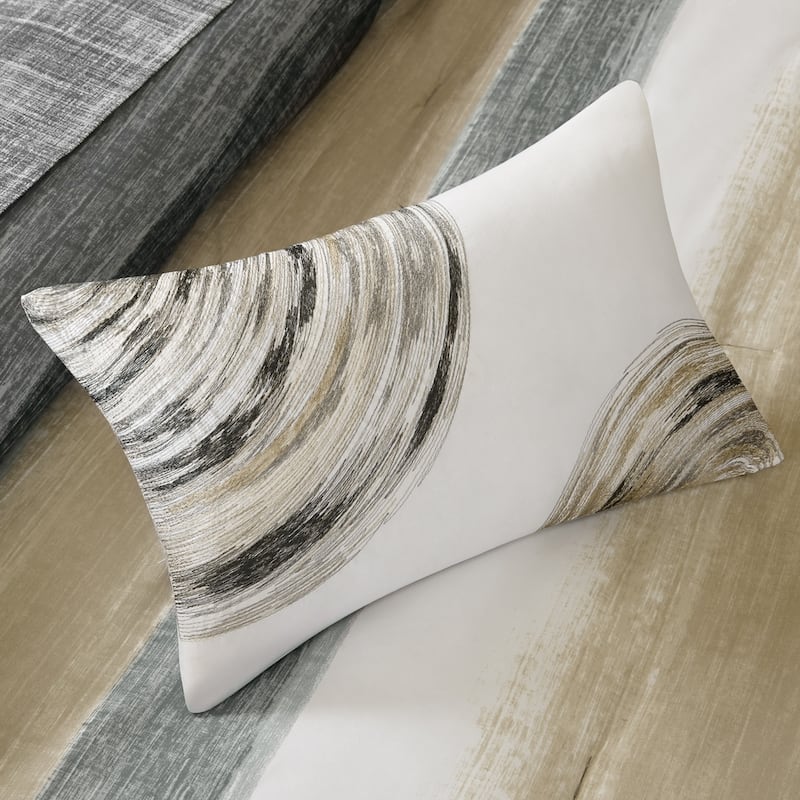 Madison Park Essentials Barret Comforter Set with Cotton Bed Sheets