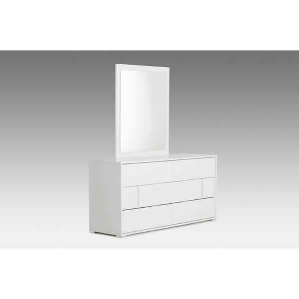 Shop Modrest Nicla Italian White Dresser Overstock 21250992