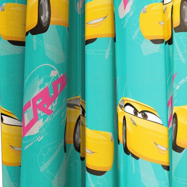 Shop Disney Pixar Cars 3 Movie Cruz 4 Piece Curtain Drapes Set