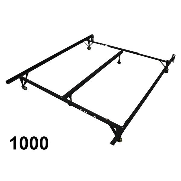 Sleep Therapy 40 MM Angular Steel Bed Frame (Extends to Fit Full, Queen