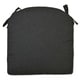 preview thumbnail 17 of 15, Round Back Outdoor Patio Chair Seat Cushion Black