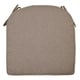 preview thumbnail 7 of 15, Round Back Outdoor Patio Chair Seat Cushion taupe