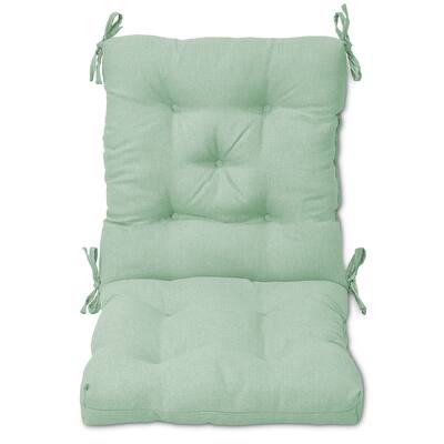 Decor Therapy Outdoor Patio Tufted Chair Cushion