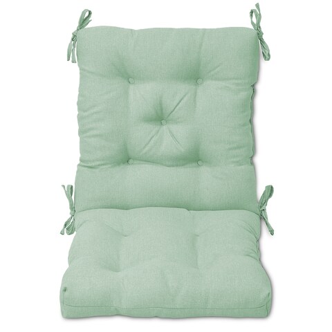 Decor Therapy Outdoor Patio Tufted Chair Cushion