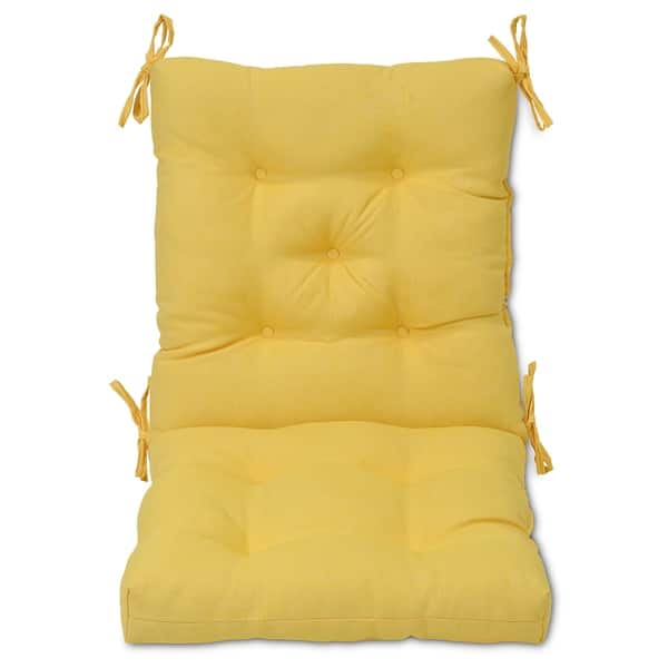 Tufted Chair Back Cushion: 18 x 20