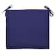 Solid Color Outdoor Seat Cushion - Navy