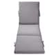 Decor Therapy Outdoor Patio Chaise Lounge Cushion - gray