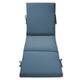 Decor Therapy Outdoor Patio Chaise Lounge Cushion - med blue