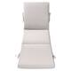 Decor Therapy Outdoor Patio Chaise Lounge Cushion - LINEN