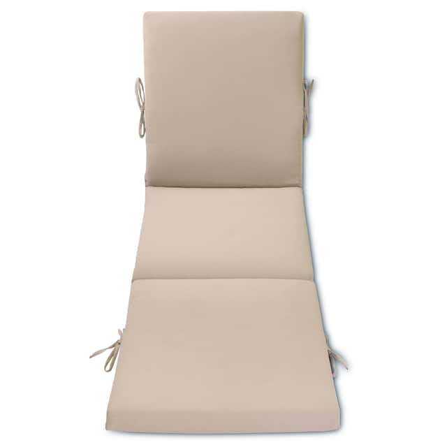Decor Therapy Outdoor Patio Chaise Lounge Cushion - Tan