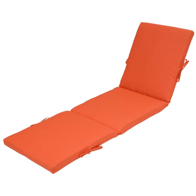 77-inch Durable Outdoor Chaise Lounge Cushion
