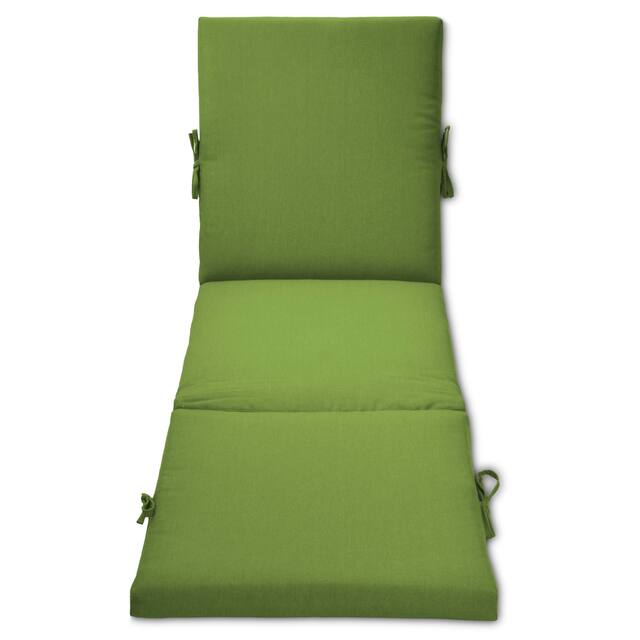 Decor Therapy Outdoor Patio Chaise Lounge Cushion - Green