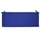 preview thumbnail 14 of 14, Decor Therapy Outdoor Patio Rectangle Bench Cushion Navy
