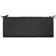 preview thumbnail 16 of 14, Decor Therapy Outdoor Patio Rectangle Bench Cushion Black
