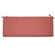 preview thumbnail 13 of 14, Decor Therapy Outdoor Patio Rectangle Bench Cushion Orange