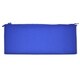 preview thumbnail 3 of 14, Decor Therapy Outdoor Patio Rectangle Bench Cushion Cobalt