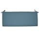 preview thumbnail 7 of 14, Decor Therapy Outdoor Patio Rectangle Bench Cushion med blue