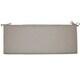 preview thumbnail 6 of 14, Decor Therapy Outdoor Patio Rectangle Bench Cushion taupe