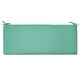 preview thumbnail 15 of 14, Decor Therapy Outdoor Patio Rectangle Bench Cushion turquoise